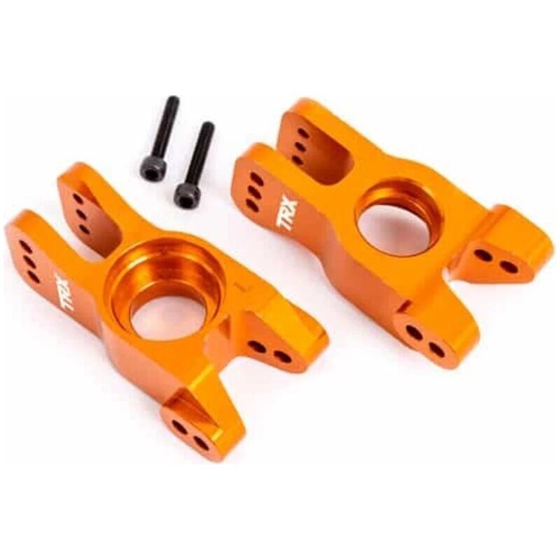 Traxxas Stub Axle Carriers 6061-T6 Alum (Left/Right) - Orange TRA9552T