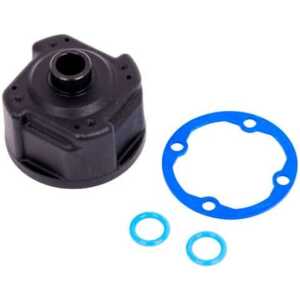 Traxxas Carrier differential/ differential bushing (metal)/ o-rings (2)/ ring gear gasket TRA9581