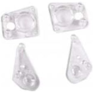 Traxxas LED lenses headlight (2) tail light (2) (fits #9712 body) TRA9719