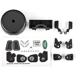 Traxxas Grille Mirrors Side L/R Spare Tire Cover TRA9720