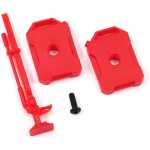 Traxxas Fuel canisters (left and right)/ jack (red) (fits #9712 body) TRA9721