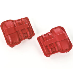 Traxxas Axle cover front or rear (red) (2) TRA9738-RED