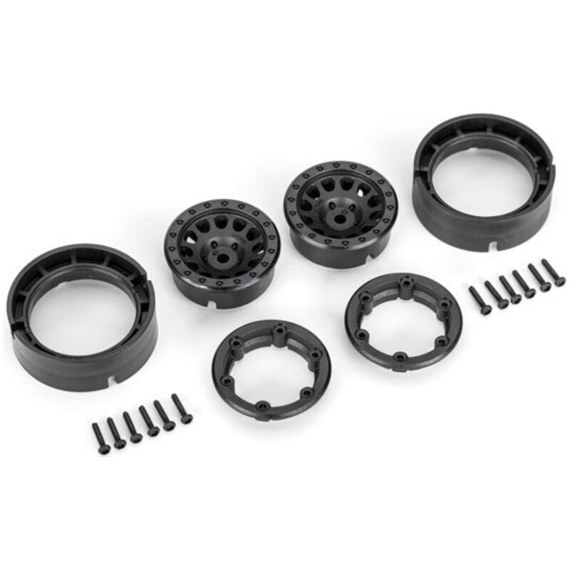 Traxxas Wheels 1.0 Method Race Wheels 105 Beadlock (black beadlock) (2)