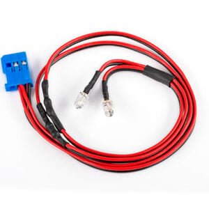 Traxxas Wire harness LED lights (front)/ zip ties (2) TRA9786