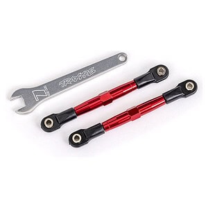 Traxxas Toe Links Front (TUBES Orange 7075-T6 Alum) (2) TRA2445T