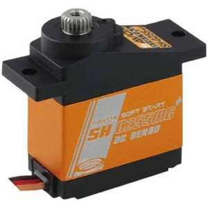 High-performance RC servo motor for remote-controlled cars and vehicles.