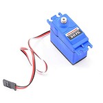 High-performance waterproof RC servo for RC cars, compatible with RC Car World.
