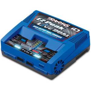 Traxxas EZ-Peak Live Charger Dual 200W NiMH/LiPo with iD Auto Battery Identification