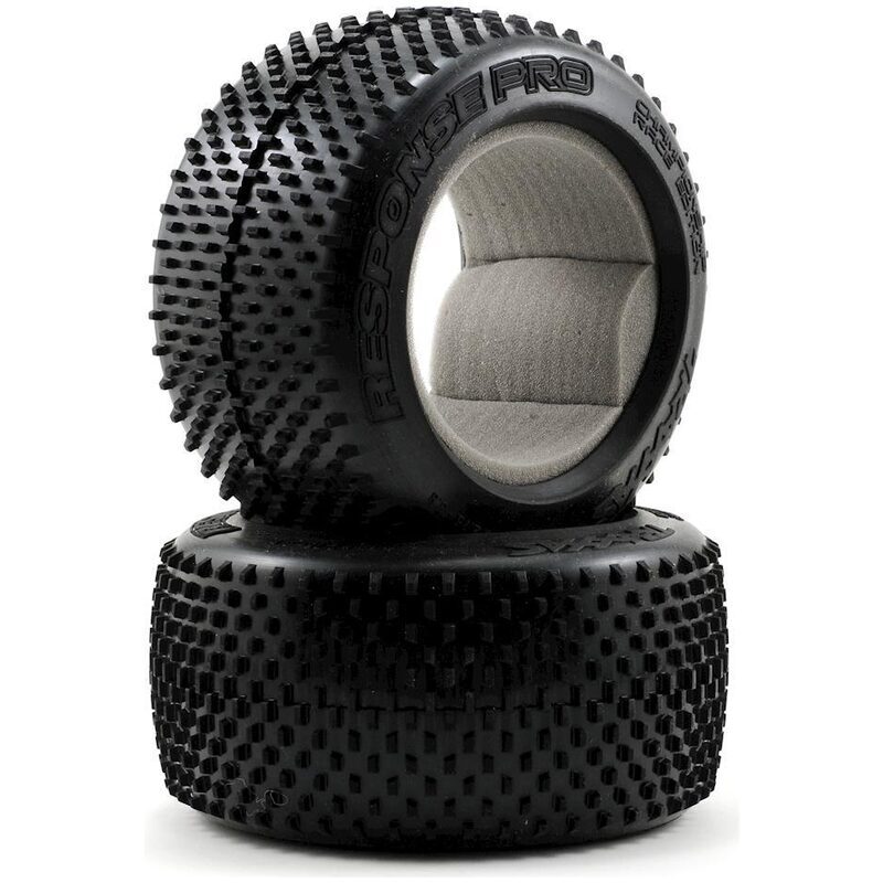 Traxxas Tires Response Pro 3.8 (soft-compound narrow profile short knobby design)/ foam inserts (2)