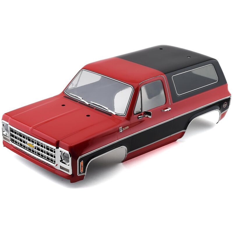 Traxxas Chevrolet Blazer 1979 Complete Red Body Pre-Painted