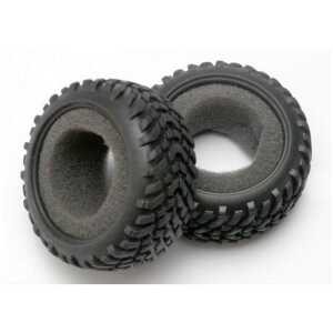 Traxxas Tires off-road racing SCT dual profile (1 each right and left)/ foam inserts (2)