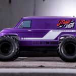 1/10 Fazer Mk2 Mad Van 4WD Readyset Monster Truck w/2.4GHz Radio Purple