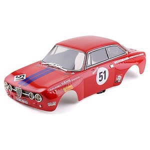 Killerbody Alfa Romeo 2000 GTAm 1/10 Touring Car Red Body Pre-Painted