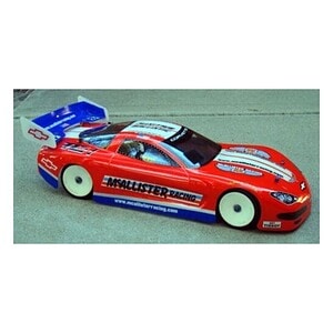 McAllister 2004 Corvette 1/10th Scale - MCAS-191 - Body (Clear)