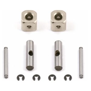 Precision metal parts for RC car steering upgrade, durable and easy to install.