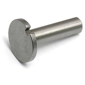 Silver metal RC car motor pin part for remote control car repair.