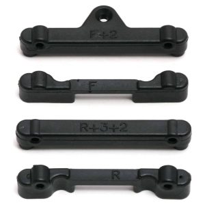 Team Associated Front and Rear Arm Mounts - F - F+2 - +2 deg. kickup - std