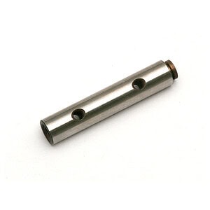 Durable metal RC car transmission shaft with precise fitting for hobby enthusiasts.