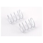 Spring Coil for RC Cars and Trucks. White metal spring coil for remote control cars, RC trucks, and hobby vehicles. Durable and high-performance suspension part.