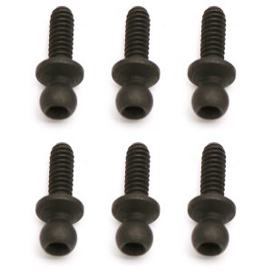 Team Associated Ballstuds short neck black .30 in. Broached