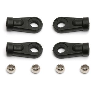 Rubber steering link connectors for RC cars, compatible with various RC car models.