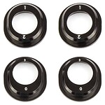Team Associated Aluminum Differential Height Inserts for B6-1 Black - 91793_lg Team Associated Aluminum Differential Height Inserts for B6-1 Black