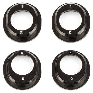 Team Associated Aluminum Differential Height Inserts for B6-1 Black