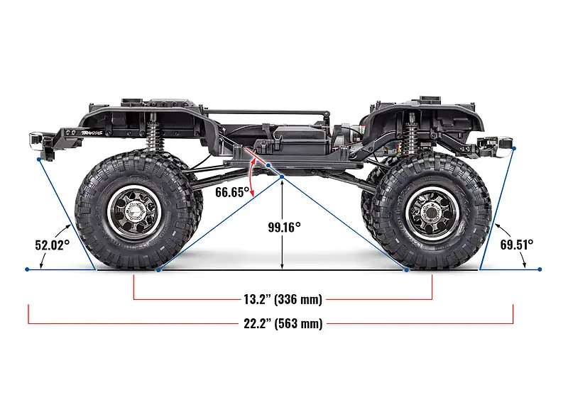 1/10 TRX-4 Scale and Trail Crawler with 1979 Chevrolet K10 Truck Body Scale 4WD Electric Truck Blue 92056-4-BLUE