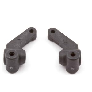 Close-up of black RC car steering linkages, essential components for RC car suspension and handling.