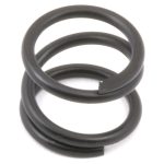 Small RC Car Suspension Spring. Durable black rubber suspension spring for RC cars and off-road vehicles.