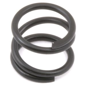 Durable black rubber suspension spring for RC cars and off-road vehicles.