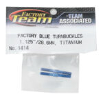Team Associated FT Blue Titanium Turnbuckles M3x29 mm/1-13 in - asc1414_1 Team Associated FT Blue Titanium Turnbuckles M3x29 mm/1-13 in