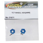 Team Associated 4.0mm Factory Team Aluminum Clamping Wheel Hex (2) - asc31671_1 Team Associated 4.0mm Factory Team Aluminum Clamping Wheel Hex (2)