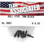 Team Associated Ballstuds short neck black .30 in. Broached - asc3983_1 Team Associated Ballstuds short neck black .30 in. Broached