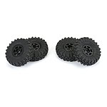 Pro-Line 1:24 Interco Super Swamper Front/Rear 1.0 inch Tires Pre-Mounted on 7mm Black Holcomb Wheels (4) - pro1021410_a3_xaj52utz-1 Pro-Line 1:24 Interco Super Swamper Front/Rear 1.0 inch Tires Pre-Mounted on 7mm Black Holcomb Wheels (4)