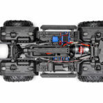 1/10 Trx-4 High Trail Edition With 1979 Ford F-150 Truck Body Blue 92046-4-BLUE - 92046-4-trx4-ford-f150-high-trail-chassis-overhead 1/10 Trx-4 High Trail Edition With 1979 Ford F-150 Truck Body Blue 92046-4-BLUE