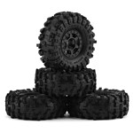 Pro-Line SCX24 1.0 MT Baja Pro X Pre-Mounted Tires w/Holcomb Wheels - Black - pro10215-10 Pro-Line SCX24 1.0 MT Baja Pro X Pre-Mounted Tires w/Holcomb Wheels - Black
