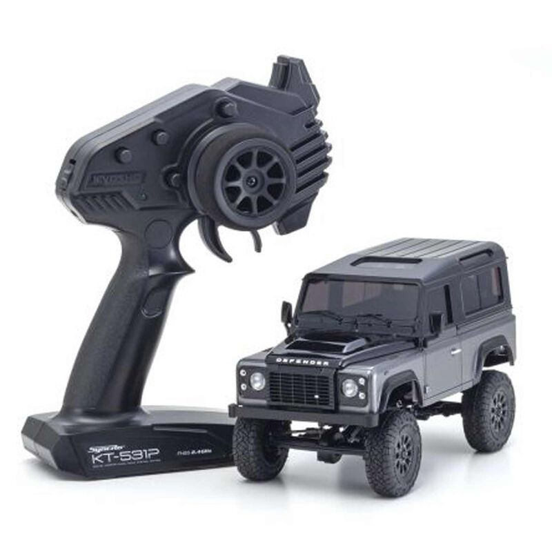 1/24 MINI-Z 4x4 Series Land Rover Defender 90 Autobiography Corris Gray Santorini Black
