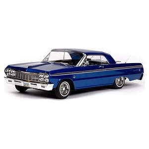 1/10 Chevrolet Impala RTR Scale Hopping Lowrider w/2.4GHz Radio Blue Candy & Chrome Edition