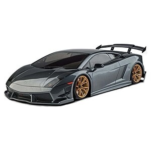 High-speed remote control Lamborghini car with detailed design and gold wheels, perfect for racing enthusiasts.