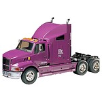 RC Truck Model. Detailed remote control monster truck with purple body, off-road tires, and realistic features.