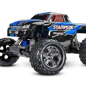 1/10 Stampede Monster Truck 2WD w/Battery & USB-C Charger Blue