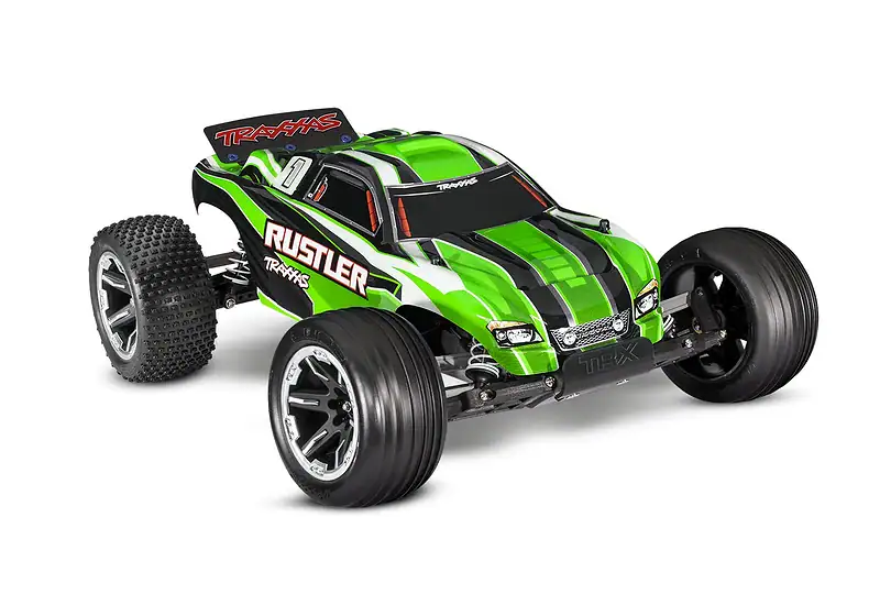 1/10 Rustler Stadium Truck With USB-C Charger Green - 37054-8-rustler-grn-3qtr-front_1500x1050 1/10 Rustler Stadium Truck With USB-C Charger Green