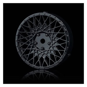 MST Changeable Wheel (Drift) Black 501 Wheel (2) MXS-102084BK