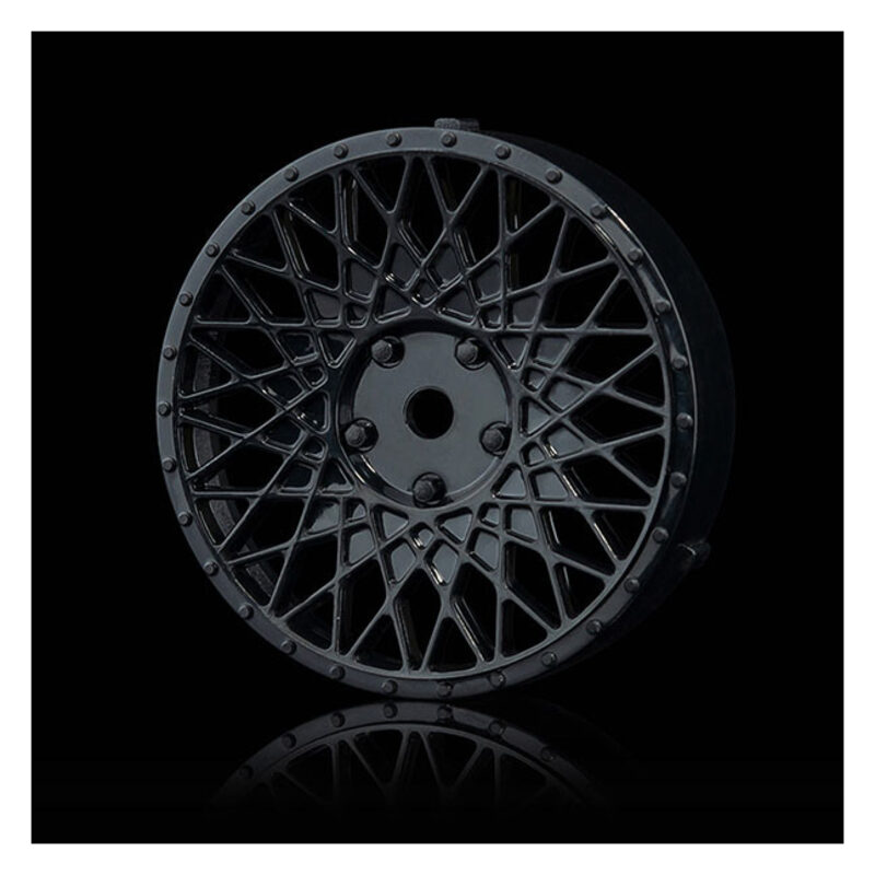 MST Changeable Wheel (Drift) Black 501 Wheel (2) MXS-102084BK