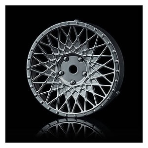 MST Changeable Wheel (Drift) Flat silver 501 Wheel (2) MXS-102084FS