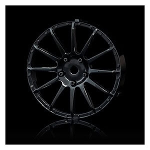 MST Changeable Wheel (Drift) Black 21 Wheel (2) MXS-102088BK