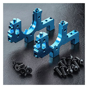 MST Alum. bulkhead R/L (blue) MXS-210136