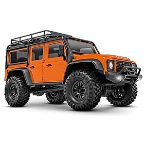 1/18 TRX-4M Scale And Trail Crawler With Land Rover Defender Body 4WD Electric Truck - Orange