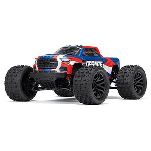 1/18 Arrma Granite Grom Mega 4WD 380 Brushed Monster Truck RTR with Battery and Charger Blue